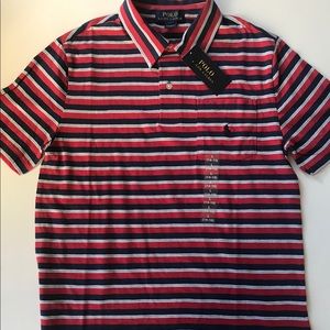 New NWT Polo Ralph Lauren boys shirt 14 16 stripe